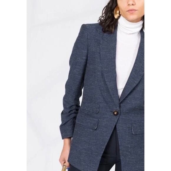 Veronica Beard Martel Navy Dickey Blazer Jacket Size 2 - Picture 6 of 16